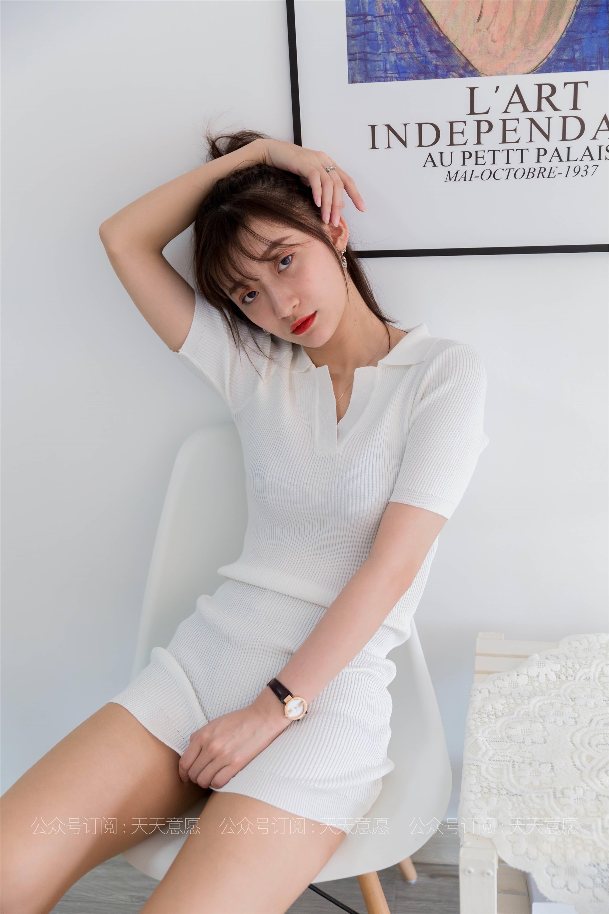 Model: Qiu Qiu pure Desire Short Skirt